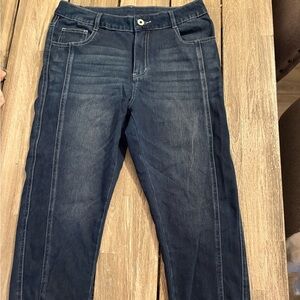 HALARA Women's Dark Blue Skinny Jeans